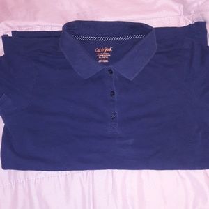 Navy blue uniform shirt